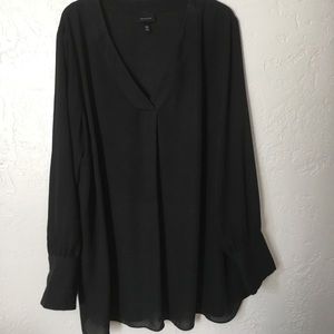 Who What Wear v-neck blouse